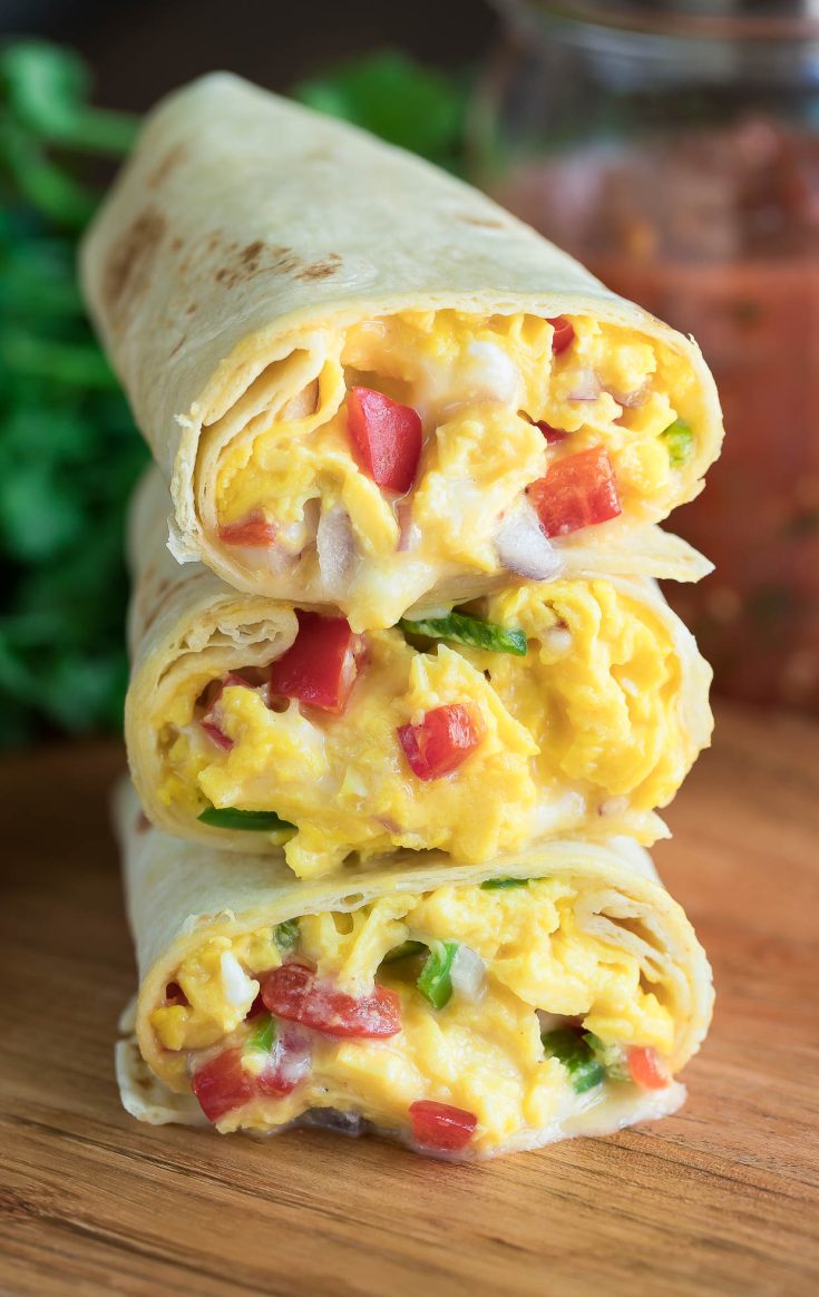 Image for Breakfast Burrito with Eggs & Veggies