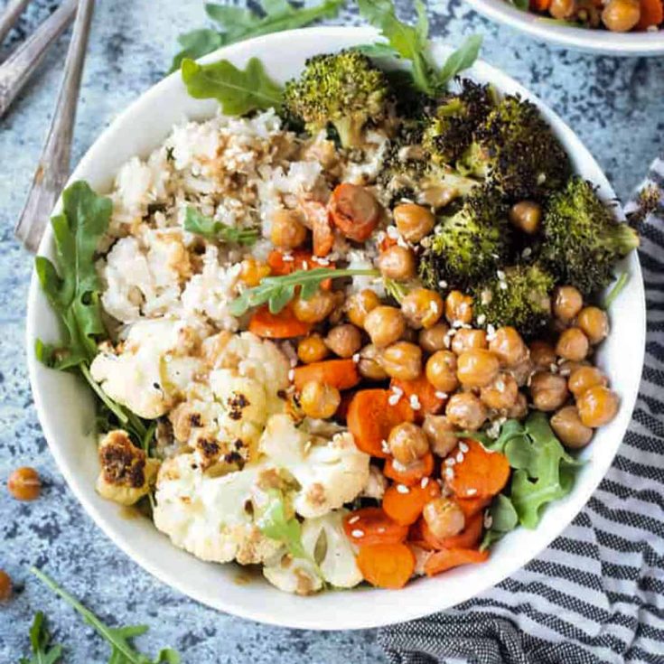 Image for Roasted Veggie Rice Bowls