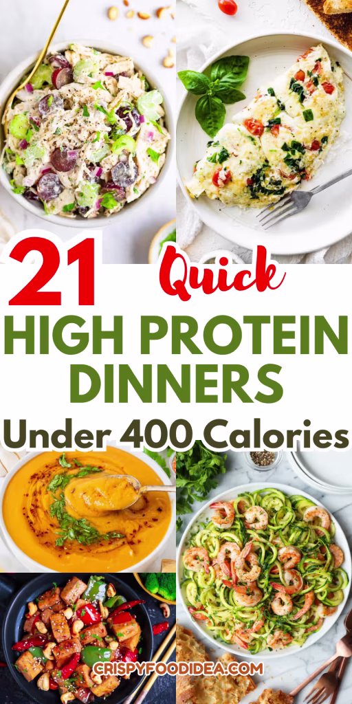21 Quick High Protein Dinners Under 400 Calories | Easy, Healthy & Weight Loss Friendly 26 Quick High Protein Dinners under 400 Calories