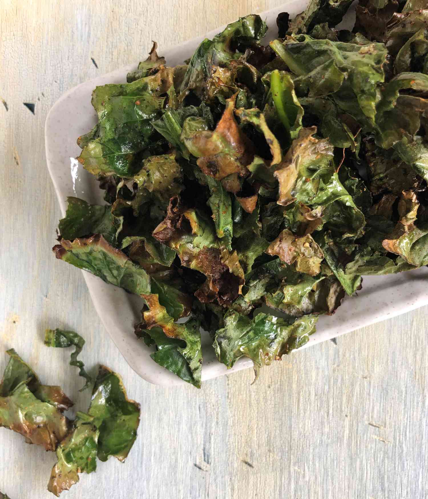 Image for Air Fryer Kale Chips (≈70 Calories)