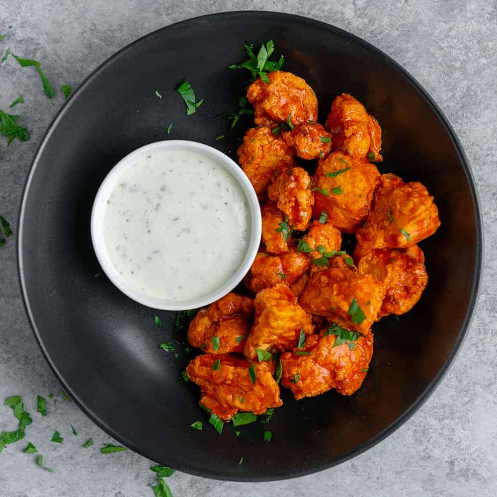 Image for Air Fryer Cauliflower Wings (≈150 Calories)