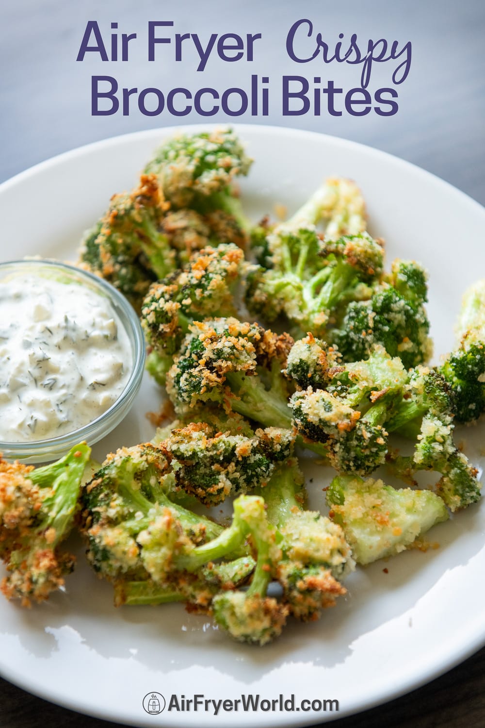 Image for Air Fryer Breaded Broccoli Bites: Crispy & Tasty
