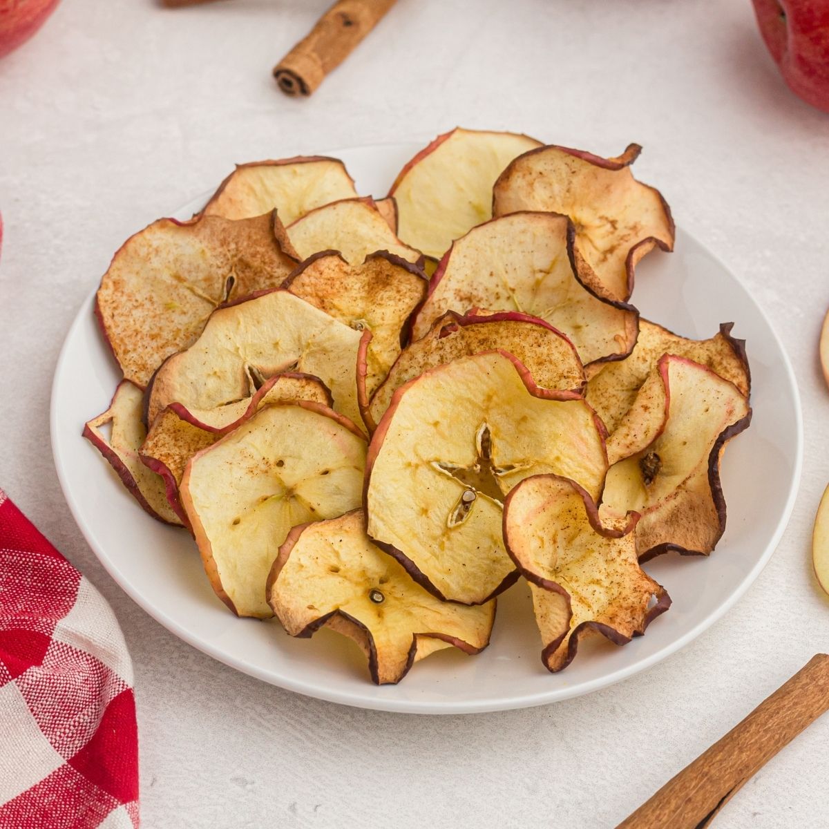 Image for Air Fryer Apple Chips (≈100 Calories)