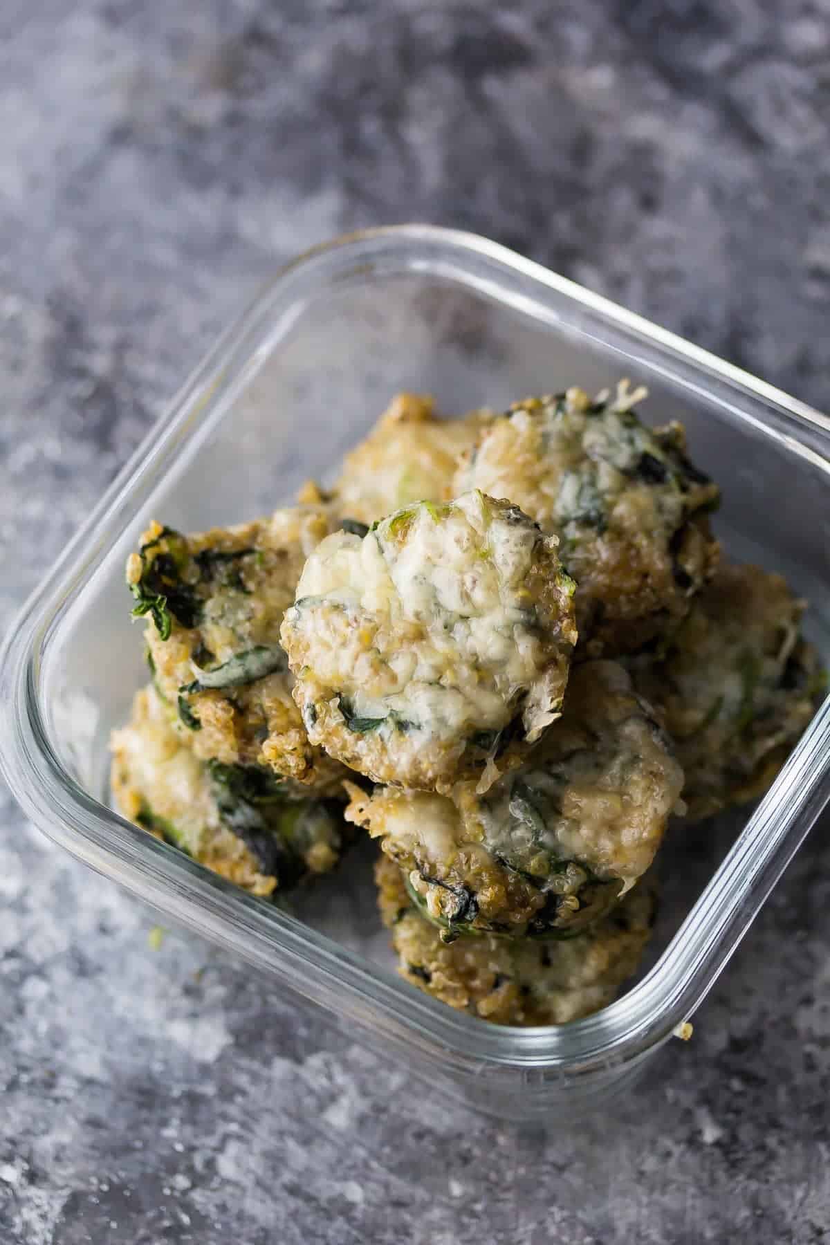 Image for Cheesy Spinach Quinoa Cups