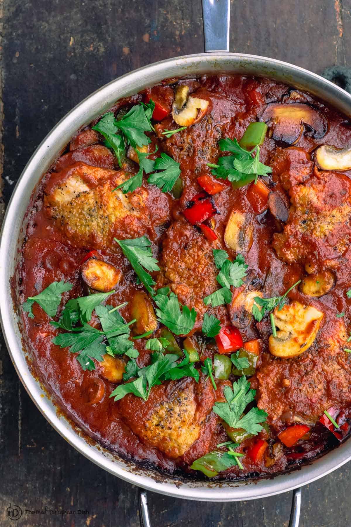 Image for Easy Chicken Cacciatore Recipe