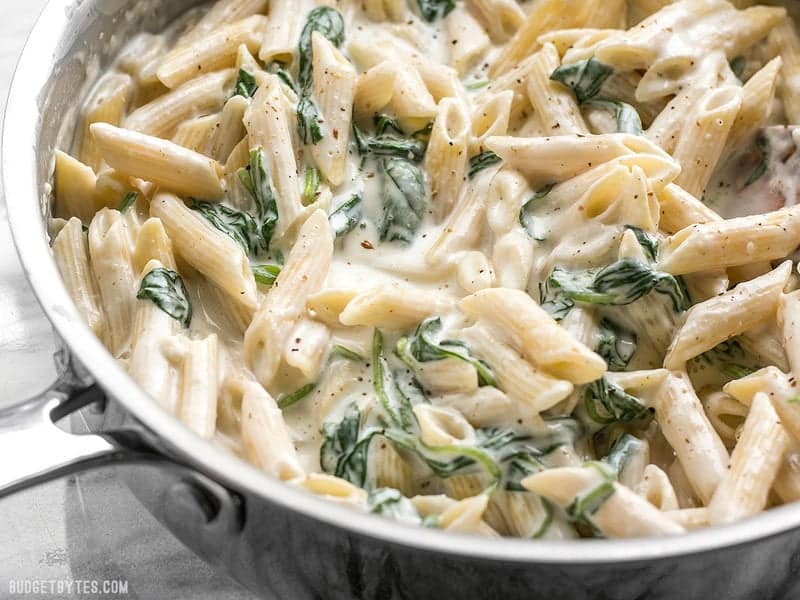 Image for Spinach Alfredo Pasta