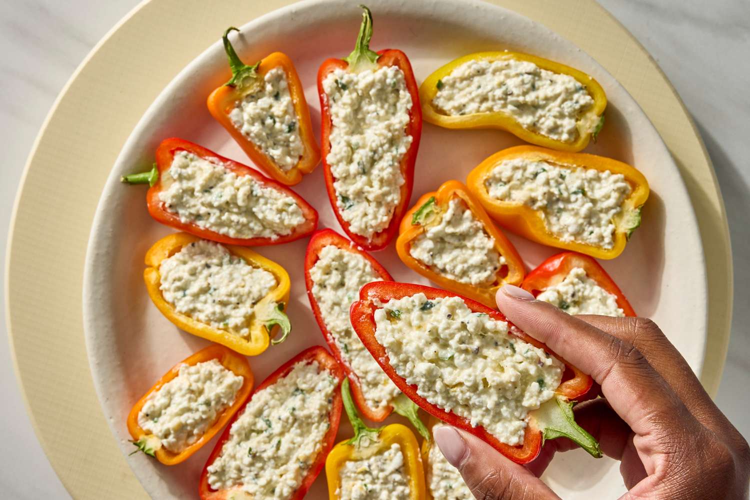 Image for Cottage Cheese Stuffed Mini Peppers