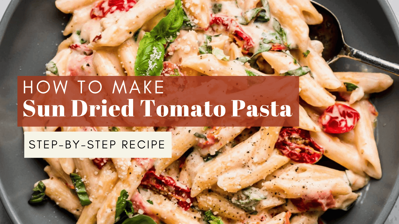 Image for Creamy Sun Dried Tomato Pasta (20-Minute Recipe)
