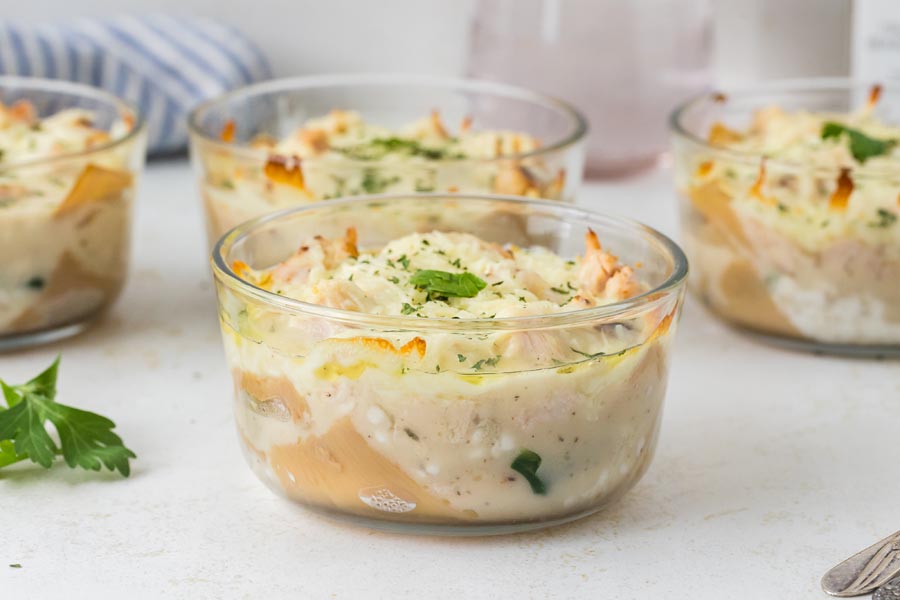 Image for Chicken Alfredo Lasagna Bowls