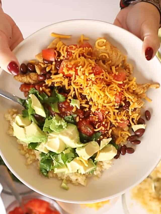 Image for Keto Chicken Burrito Bowl
