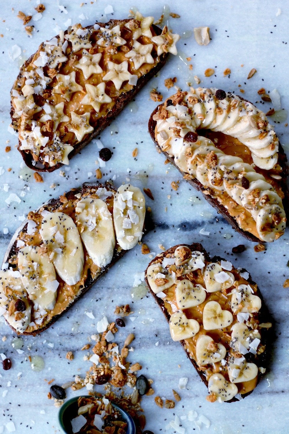 Image for Gourmet Peanut Butter and Banana Toast