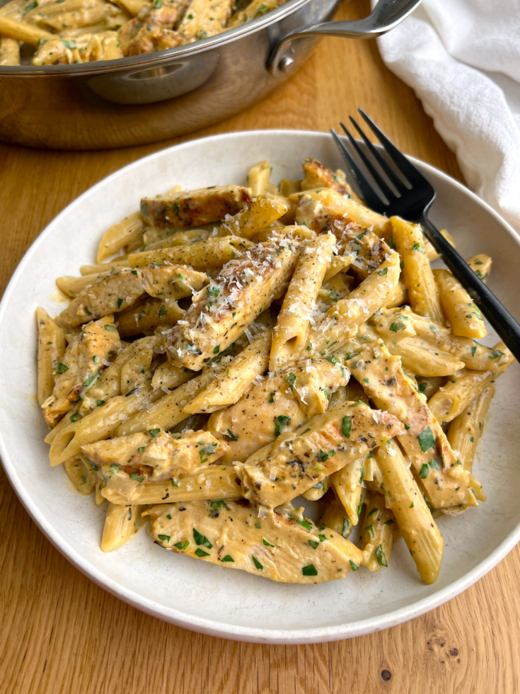 Garlic Chicken Pasta meal prep recipes