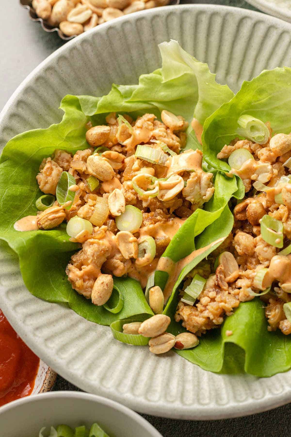 Image for Healthy Low Calorie Chicken Lettuce Wraps
