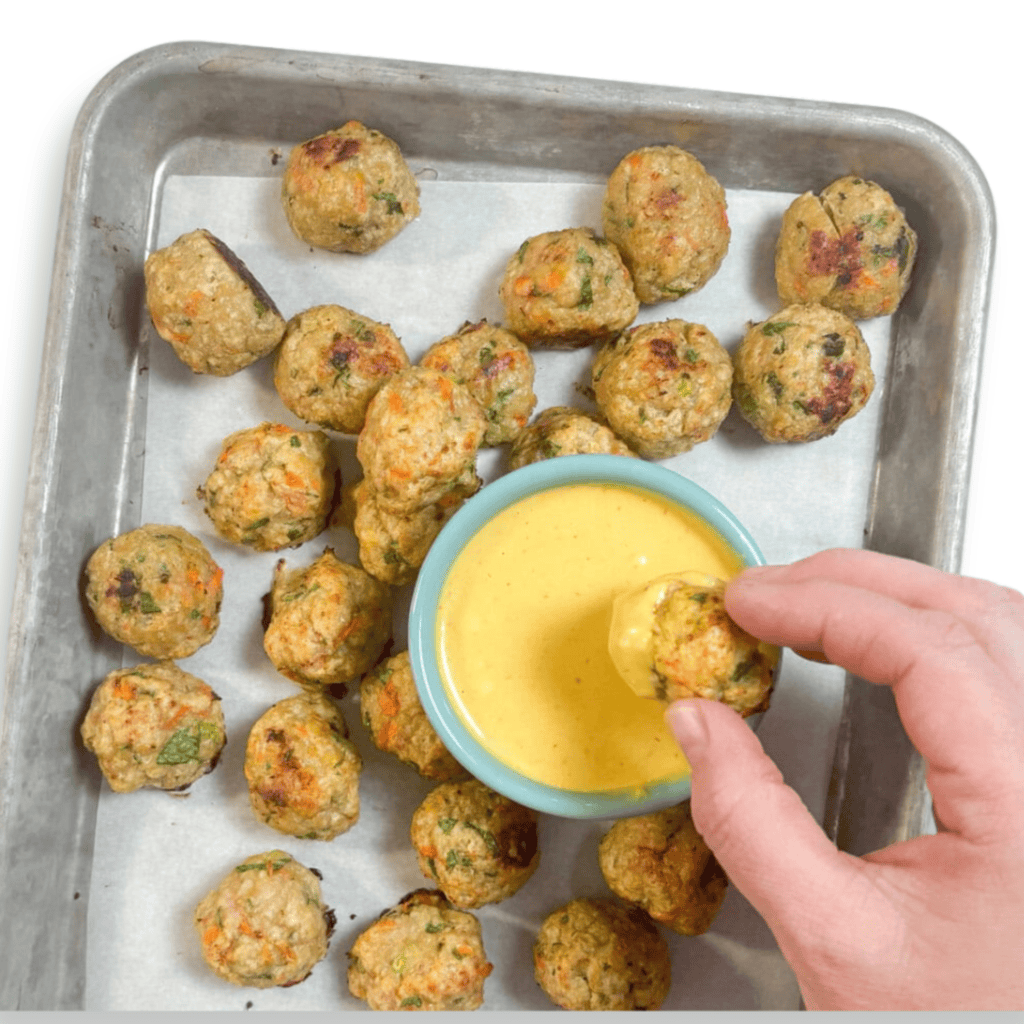 Image for Mini Chicken Veggie Meatballs for Baby (and Kids, Too!)