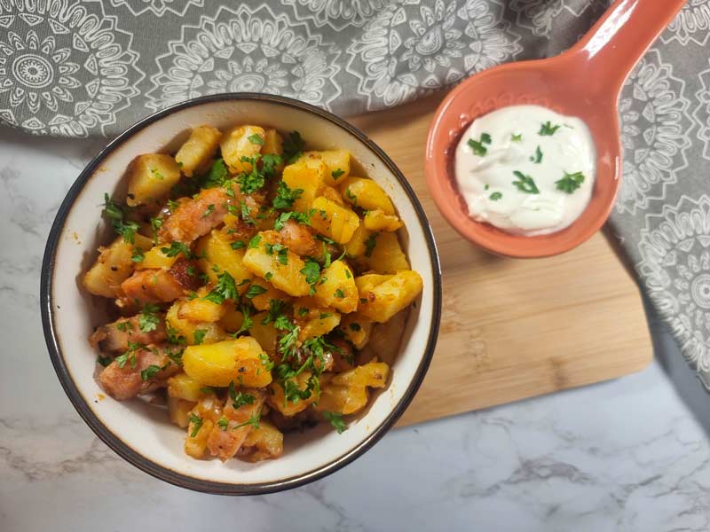 Image for Romanian Rustic Potatoes – Cartofi Taranesti Recipe