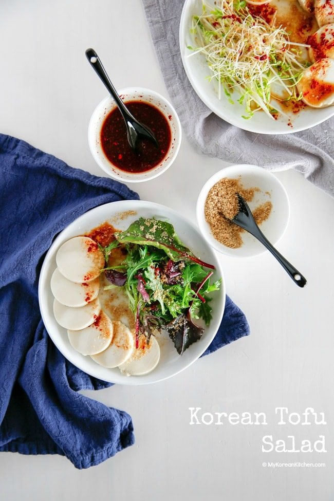 Image for Korean Tofu Salad with Honey Soy Chilli Vinaigrette