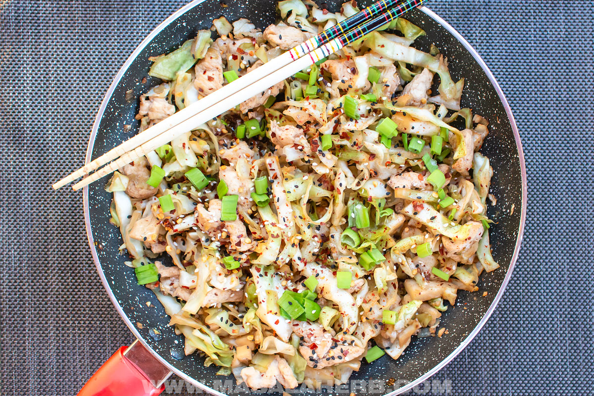 Image for Asian Chicken Cabbage Skillet
