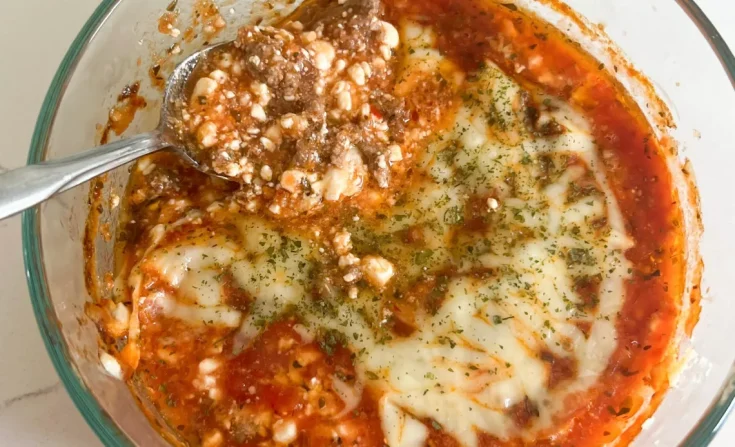 Cottage Cheese Lasagna Bowl
