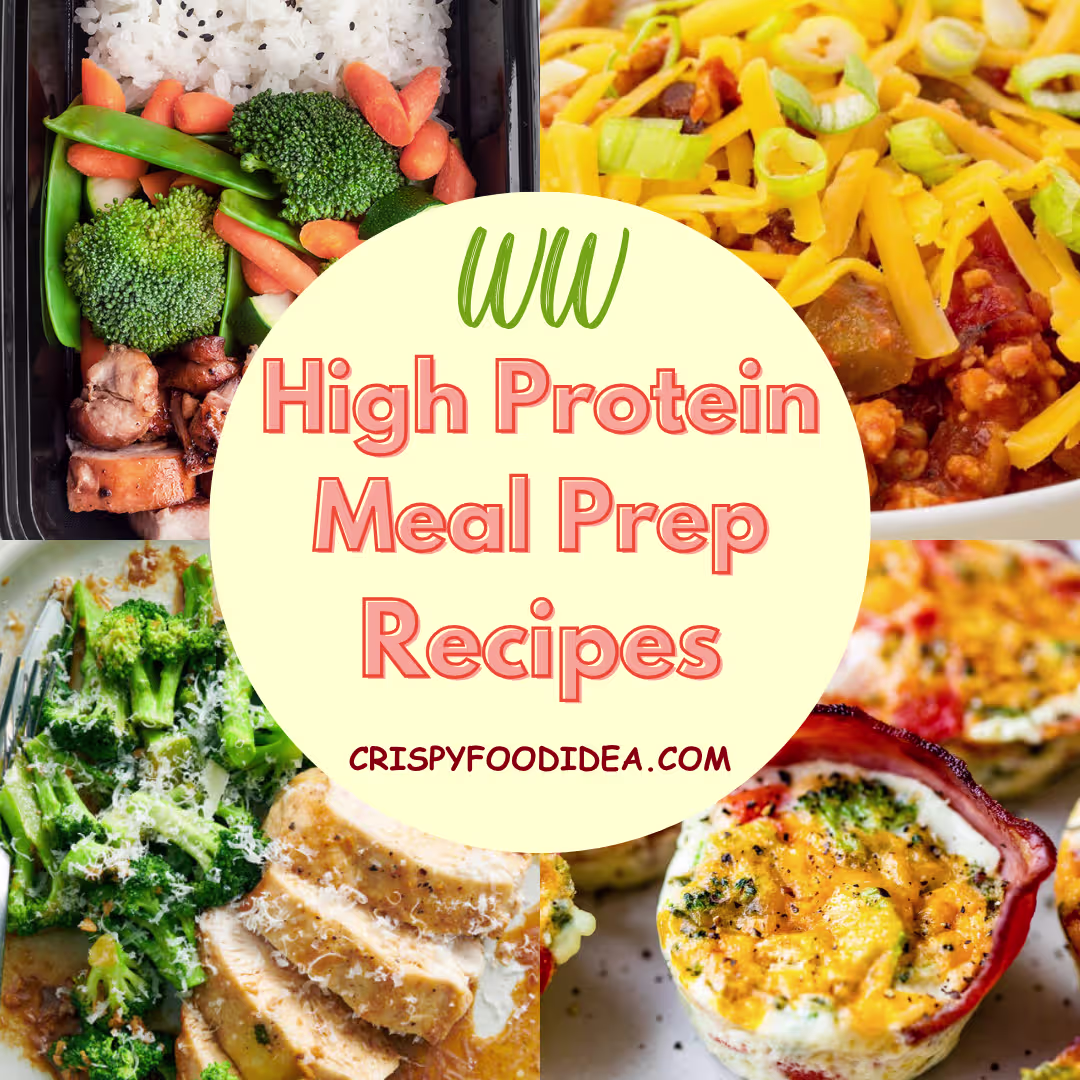 High Protein WW Meal Prep Recipes