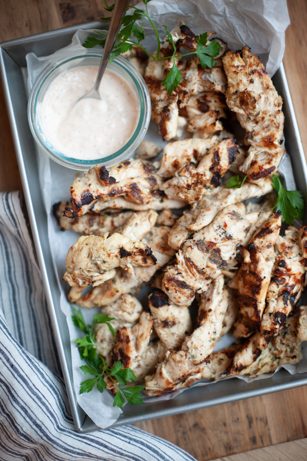 Image for Herby Mediterranean Grilled Chicken Tenderloins