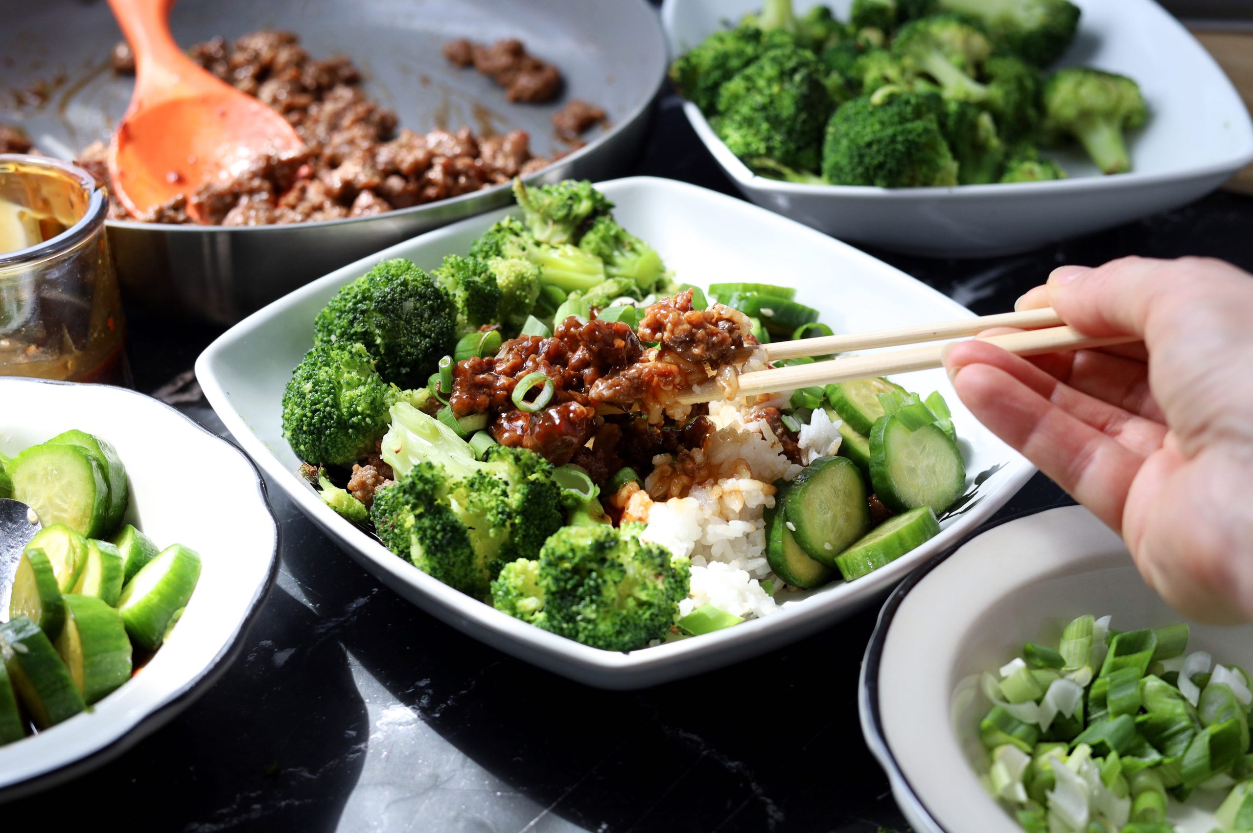 Image for Korean Beef and Broccoli Bowls