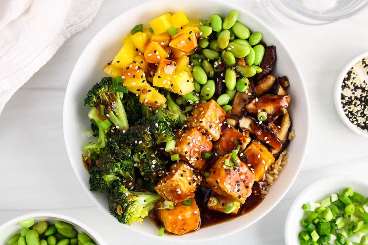 Image for Baked Tofu Teriyaki Buddha Bowl