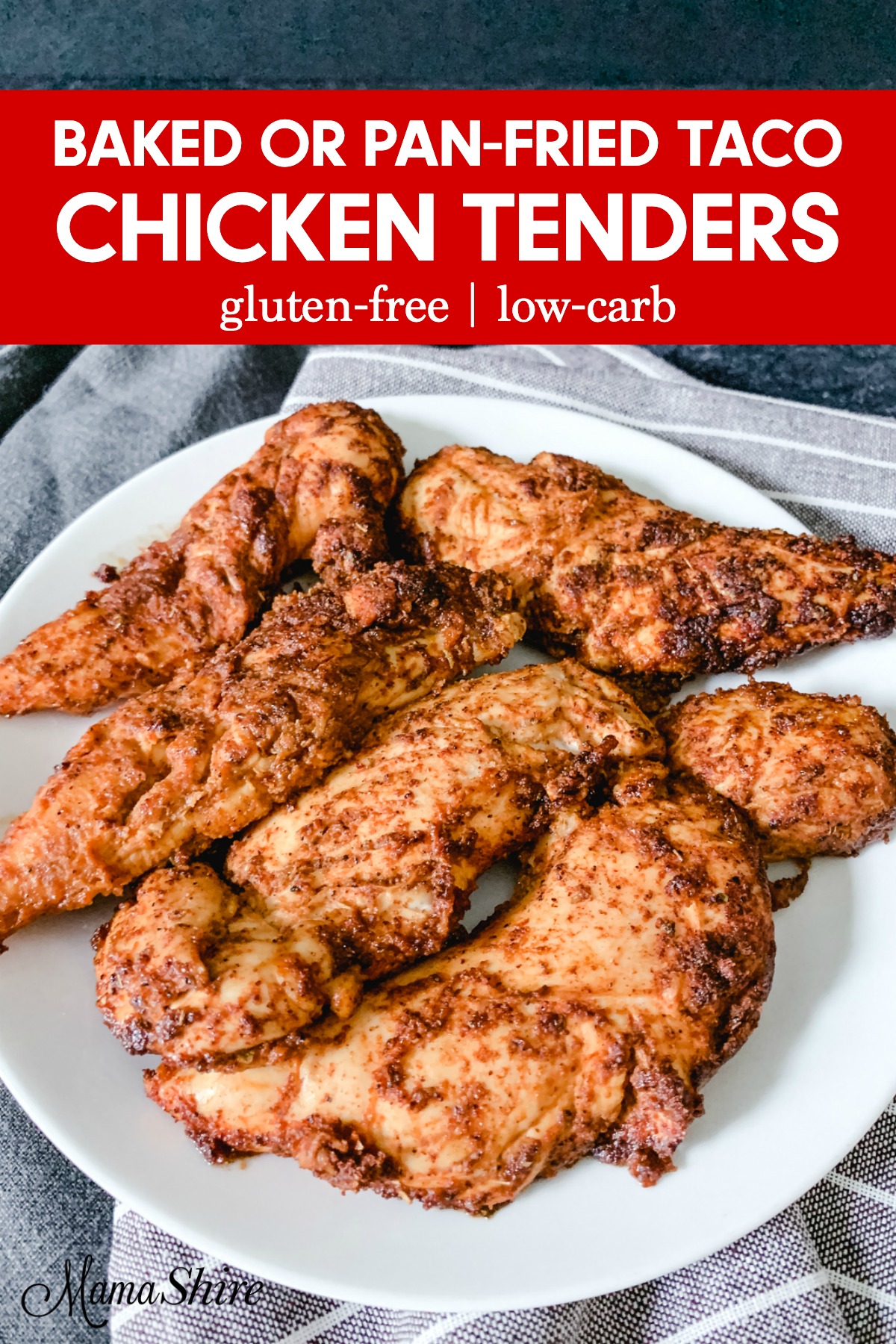 Image for Low-Carb Taco Chicken Tenders Recipe