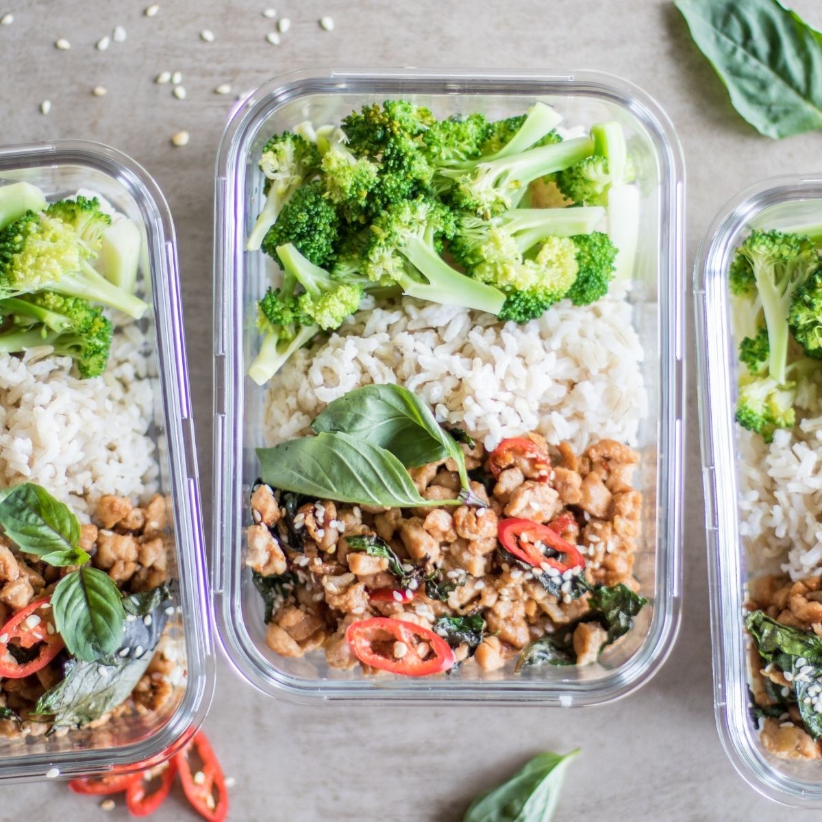 Image for Thai Basil Chicken Meal Prep