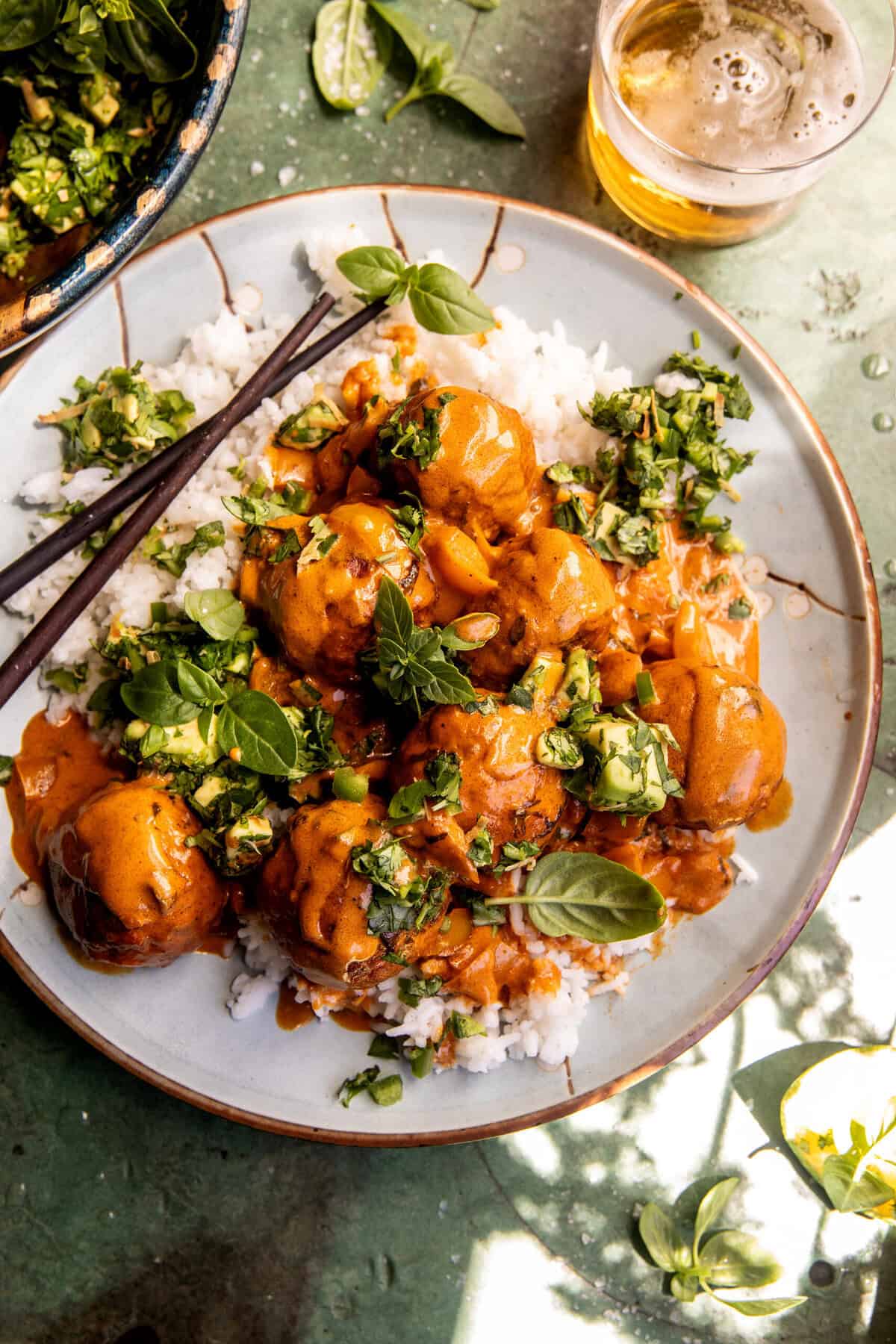 Image for Thai Turkey Meatballs.