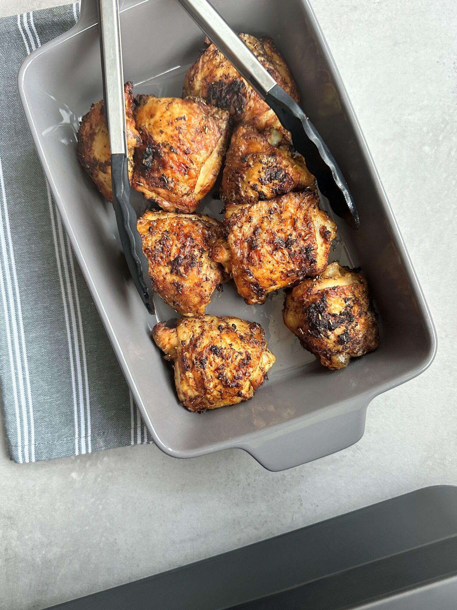 Image for Air Fryer Garlic, Lemon and Herb Chicken Thighs