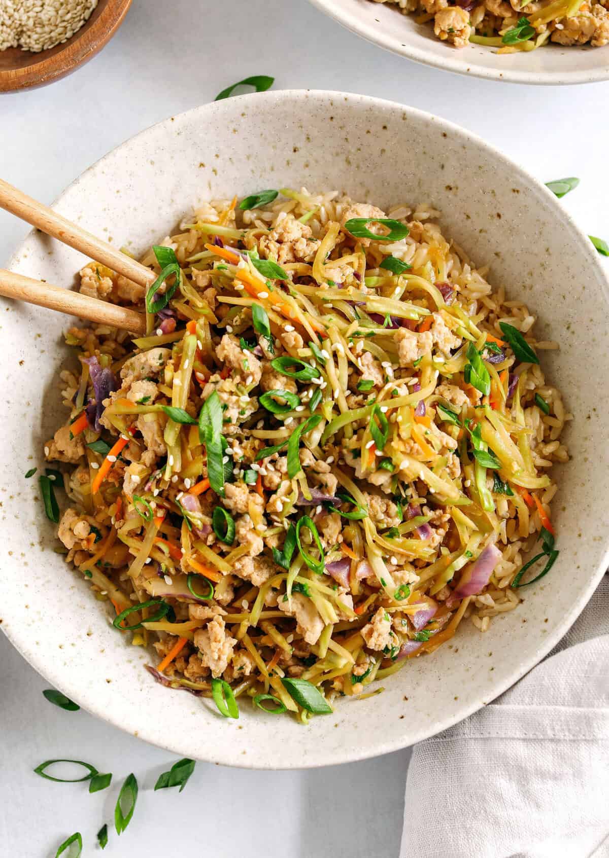 Image for Chicken Egg Roll in a Bowl