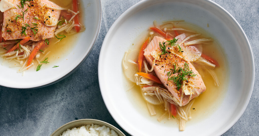 Image for Grilled Salmon with Daikon