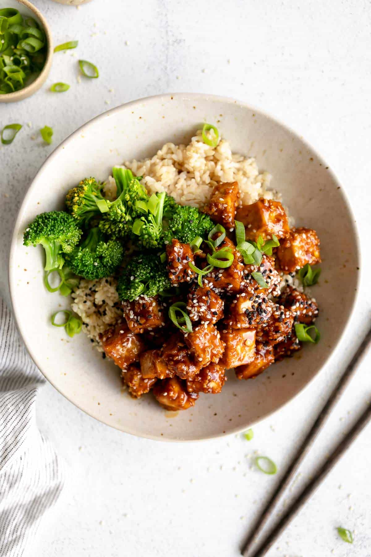 Image for Garlic Sesame Tofu Bowls