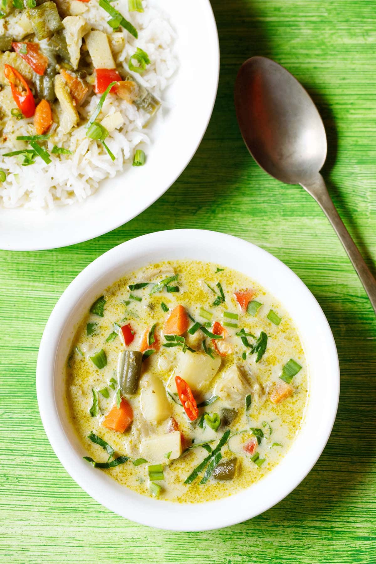 Image for Easy Thai Green Curry with Vegetables