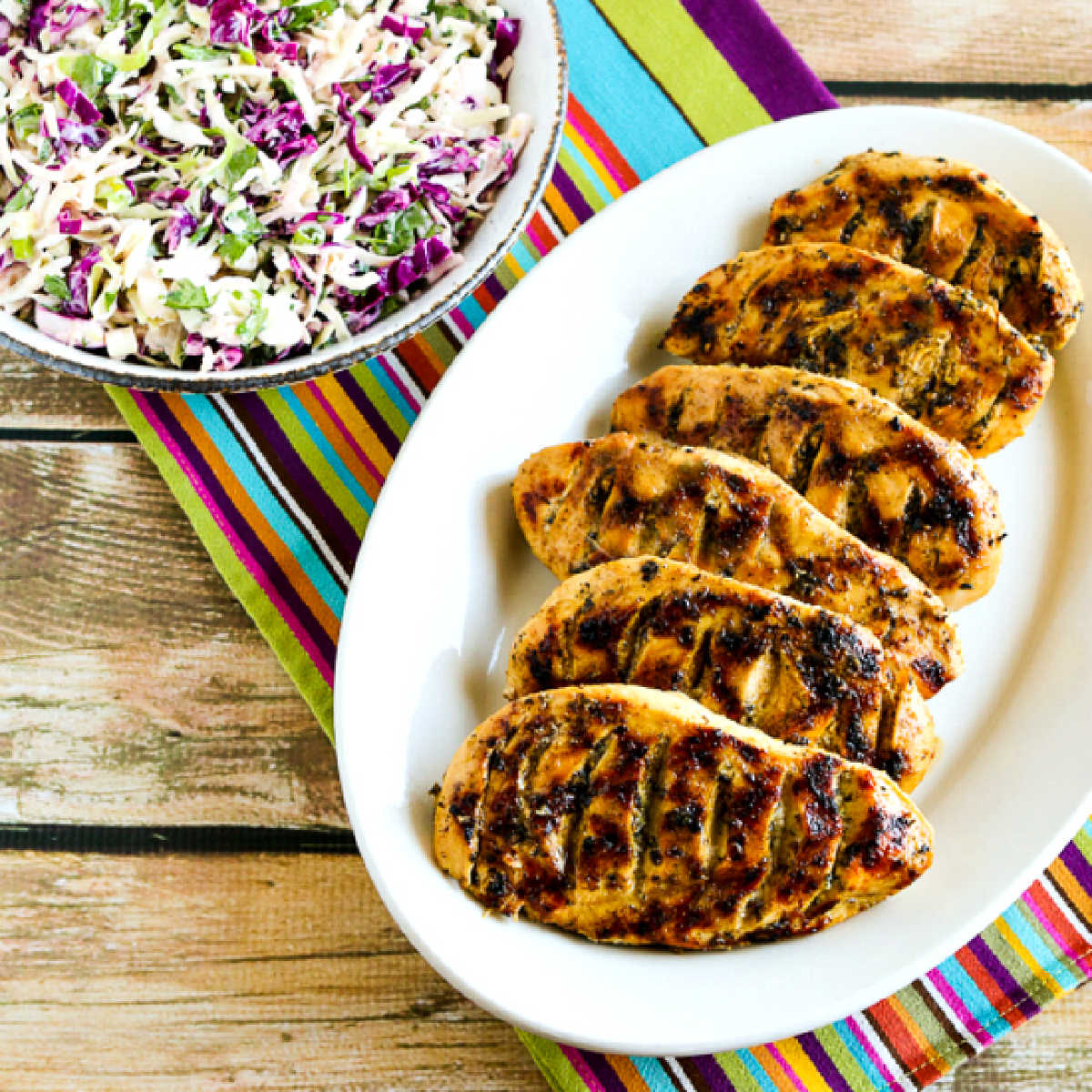 Image for Garlic, Lemon, and Herb Grilled Chicken Breasts