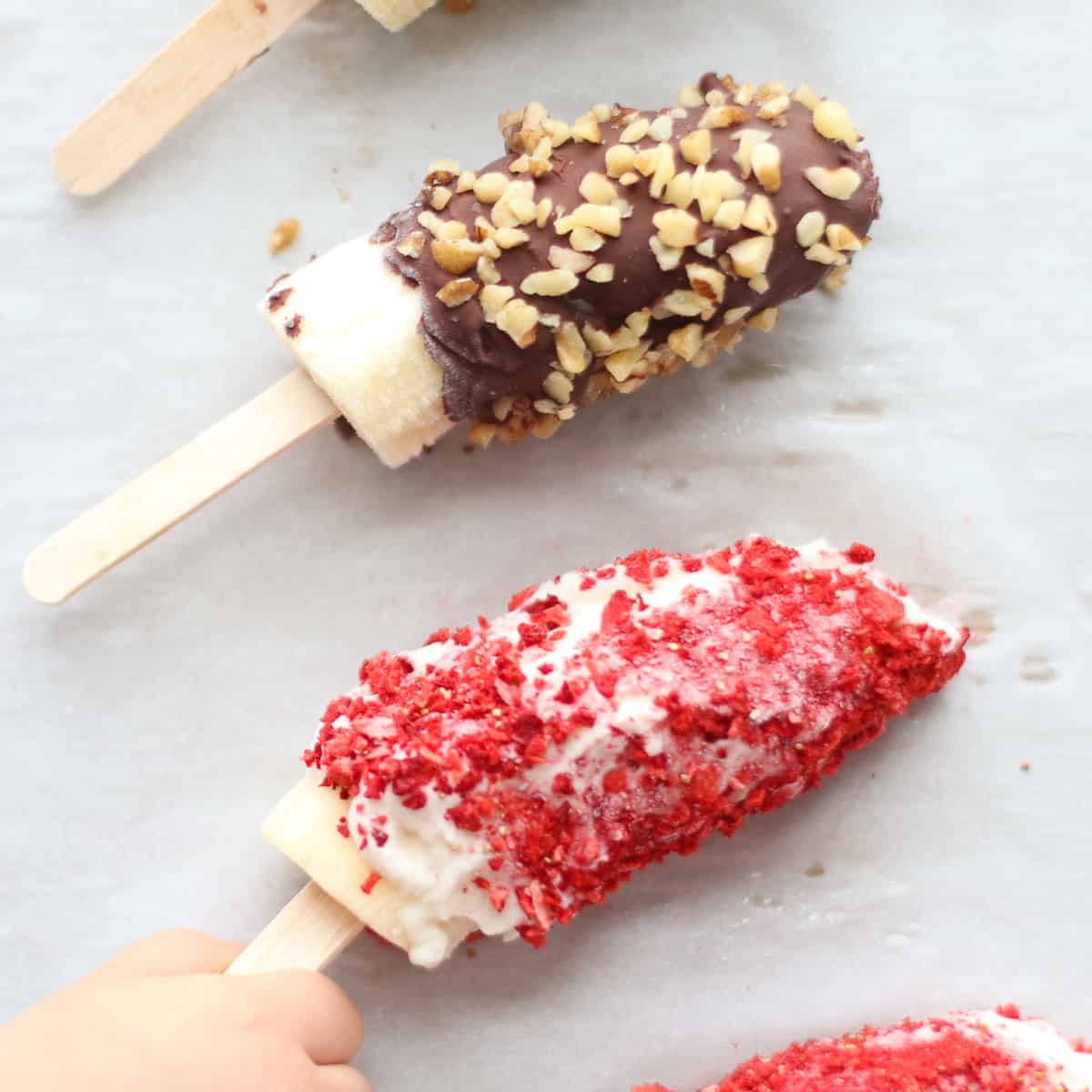 Image for Banana Popsicles | Frozen Banana Pops