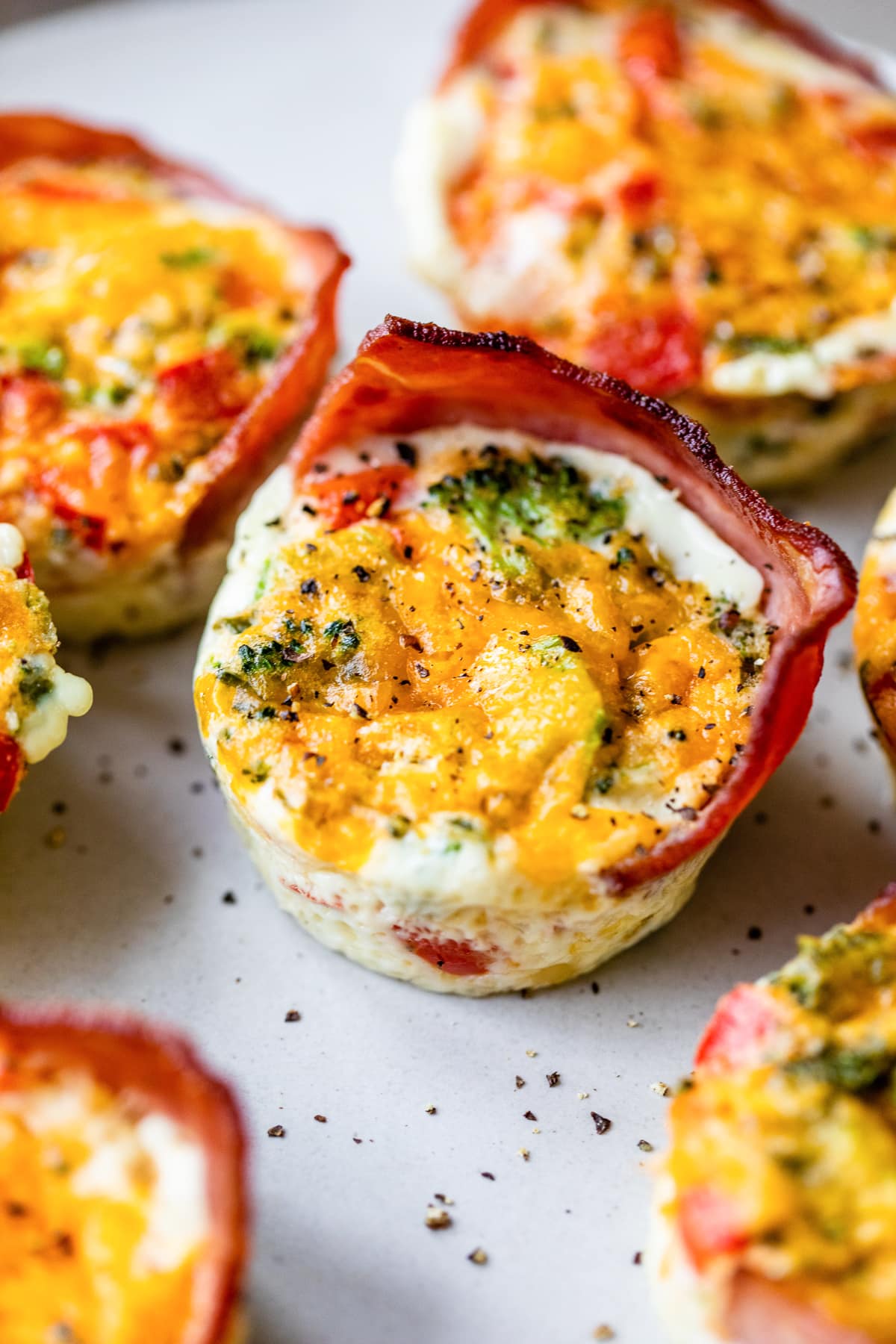 Egg White Veggie Muffins