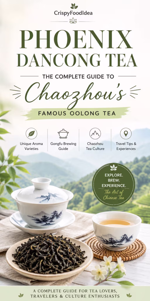 Fenghuang Dancong Tea | Phoenix Dancong tea served in a traditional Gongfu tea set in Chaozhou, China