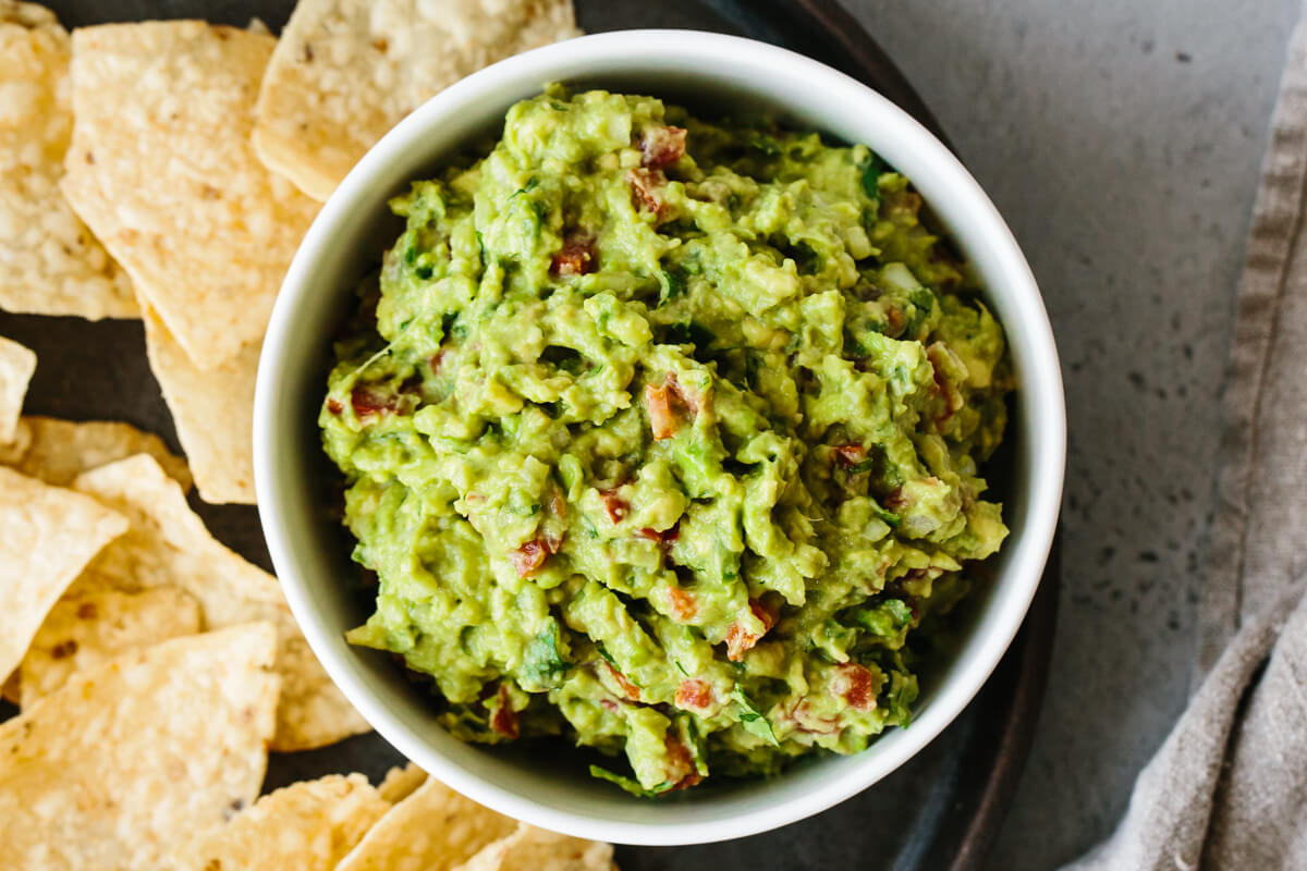Classic Homemade Guacamole