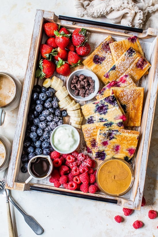 Protein Pancake Meal Prep with Fresh Berries