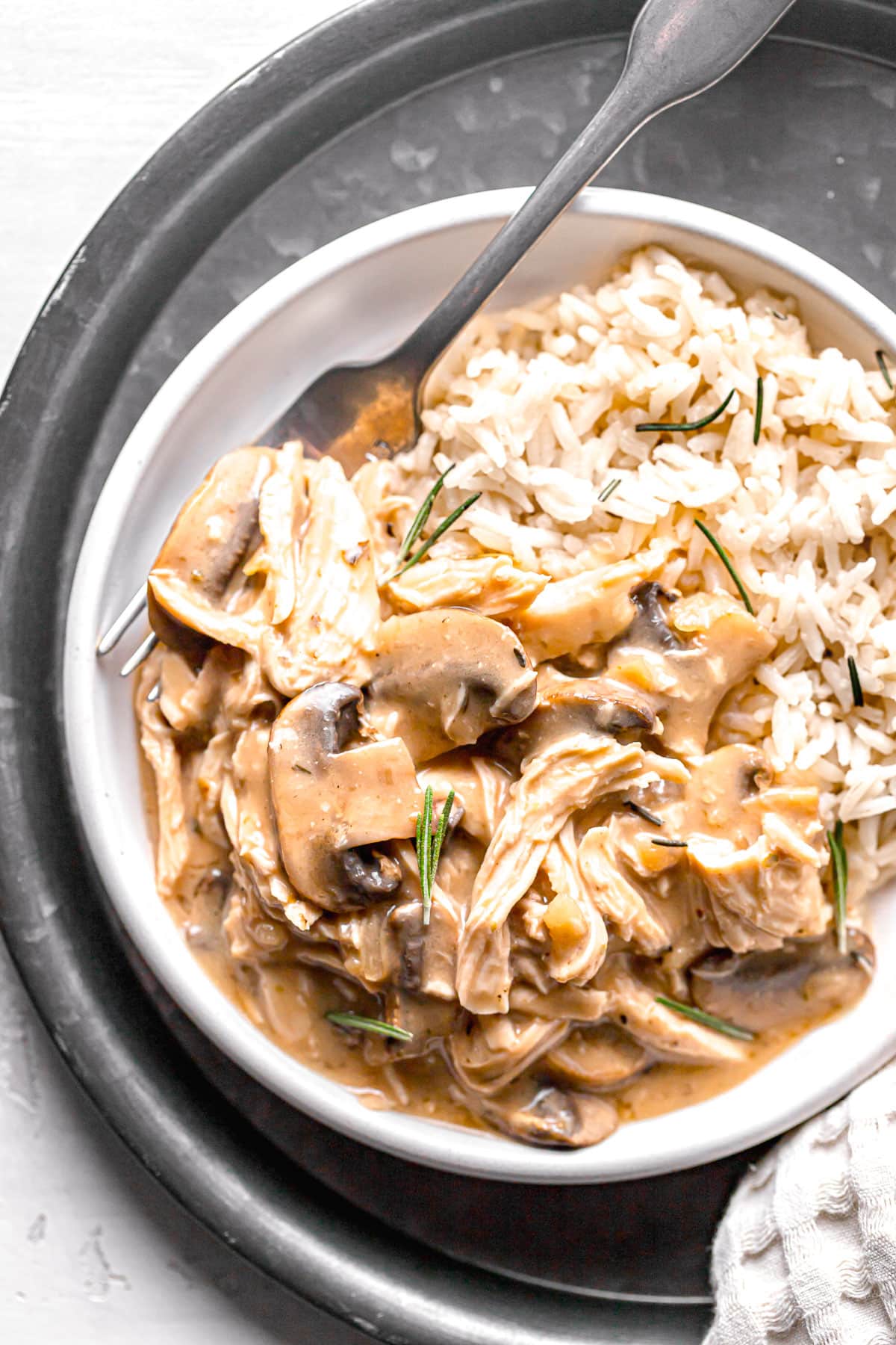 Creamy Mushroom WW Crockpot Chicken