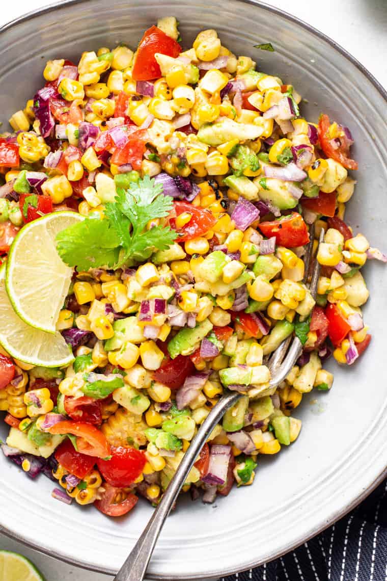 Image for Grilled Corn and Avocado Salsa