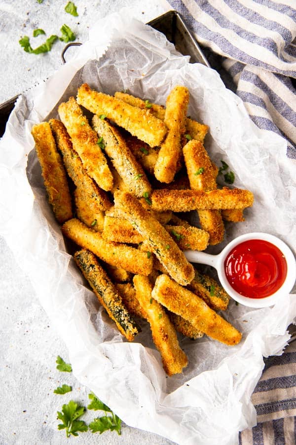Image for Baked Parmesan Zucchini Fries