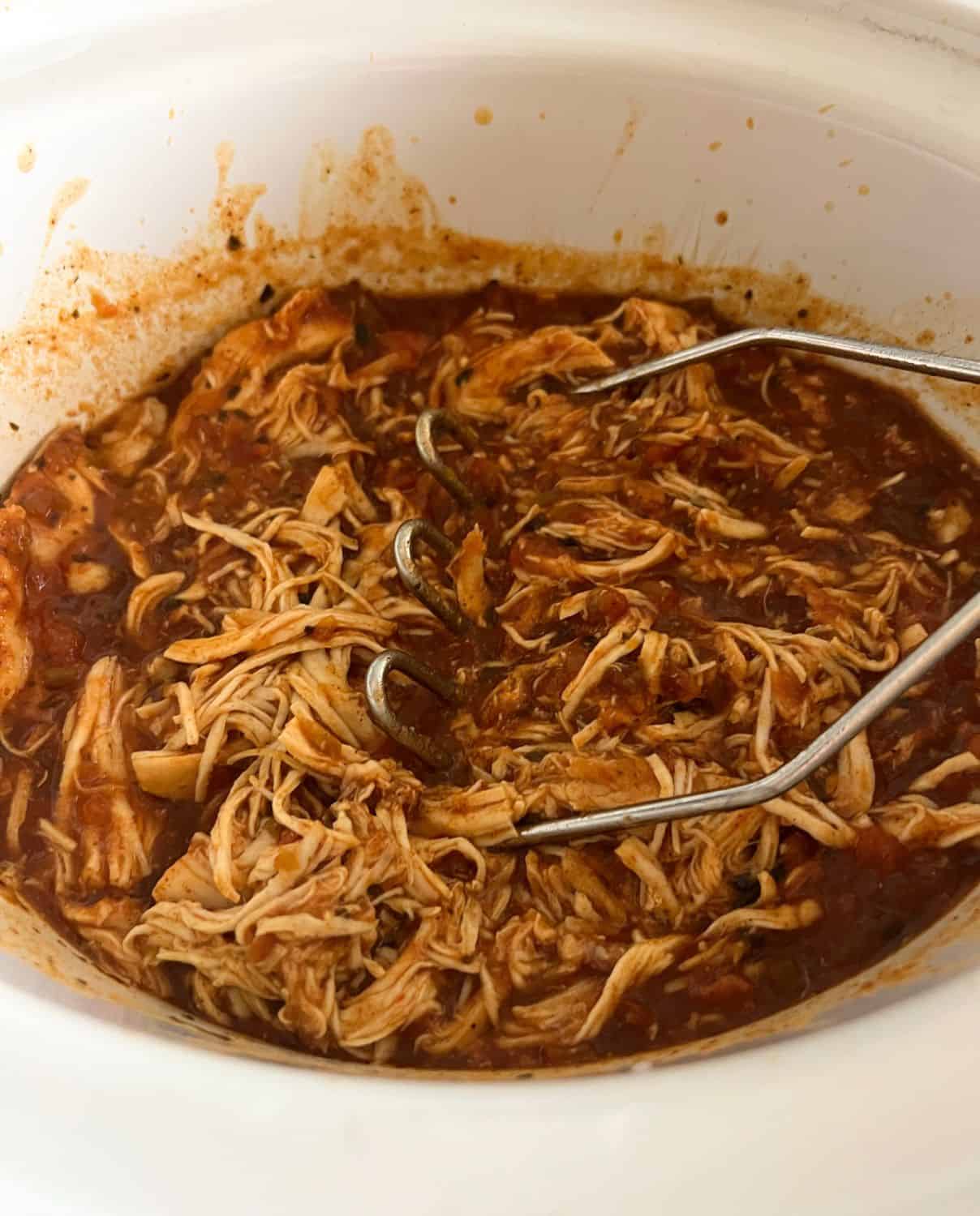 WW Crockpot Chicken Taco Filling