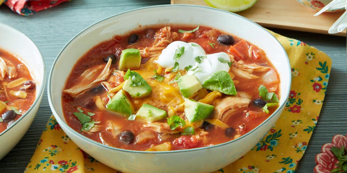 Slow Cooker Chicken Tortilla Soup