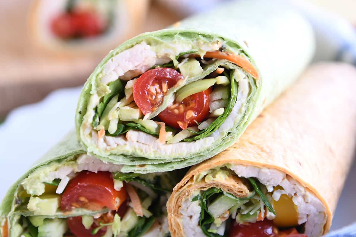 Image for Turkey Avocado Veggie Wraps