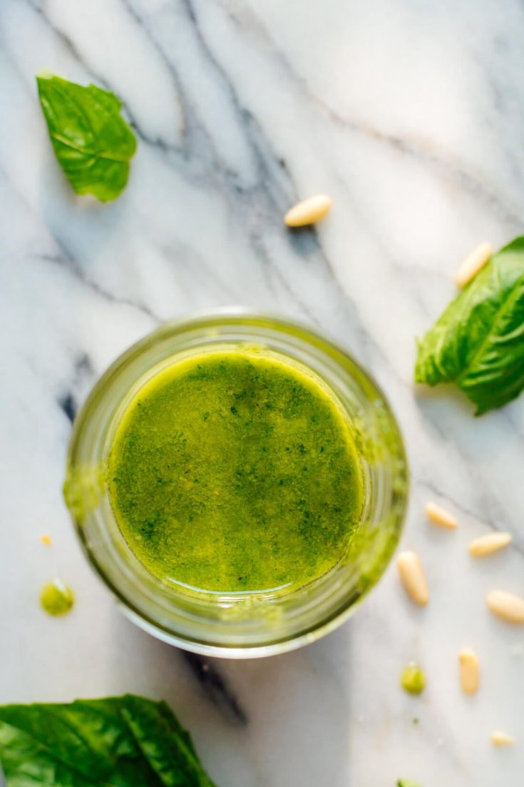 Image for Basil Pesto Salad Dressing