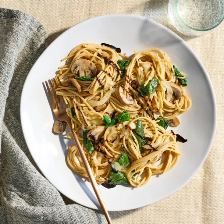Brie Mushroom Pasta