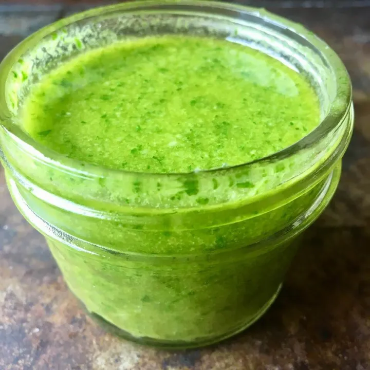 Garlic Basil Vinaigrette