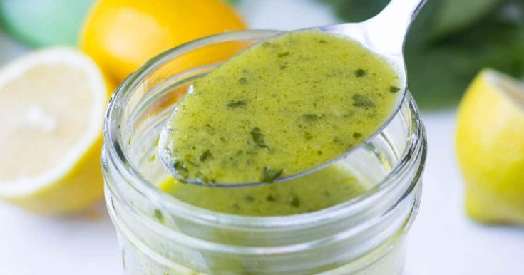 Image for Lemon Basil Vinaigrette Dressing